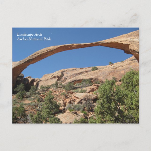 Carte Postale Arc paysager, Parc national des Arches (Devant)