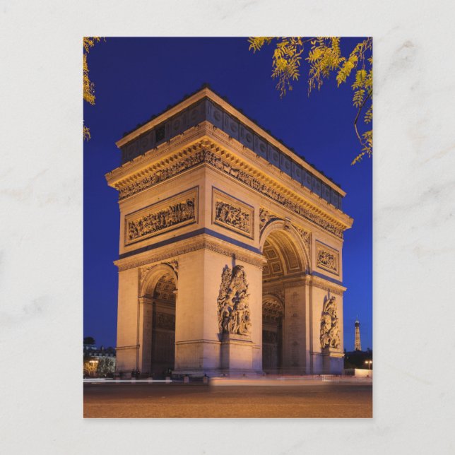 Carte Postale Arc Triomphe (Devant)