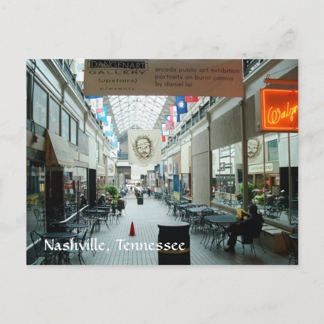 Carte Postale Arcade de Nashville (Devant)