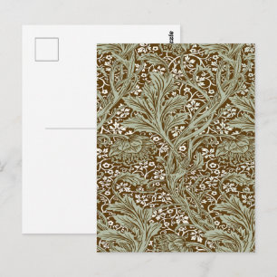 Carte Postale Arcadia de William Morris vintage entièrement tran