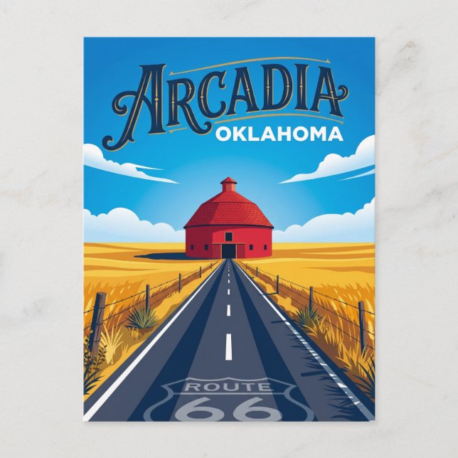Carte Postale Arcadie États-Unis (Devant)