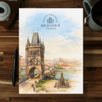 Arch Linux, Prague, République tchèque | Aquarell