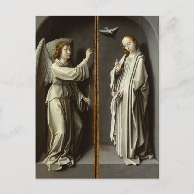 Carte Postale Archange Gabriel; La Vierge Annunciate (Devant)