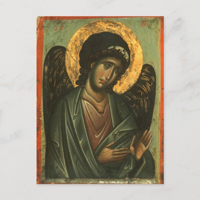 Carte Postale Archange Michael de Sinaï icône orthodoxe (Devant)