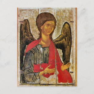 Carte Postale Archange Michael Icône orthodoxe byzantine