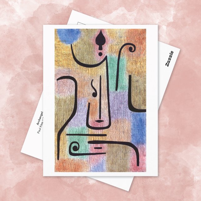 Carte Postale Archange Surreal Abstrait Paul Klee (Créateur téléchargé)