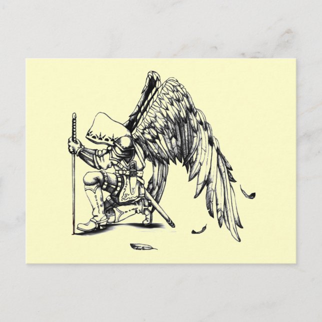 Carte Postale ArchAngel guerrier (Devant)