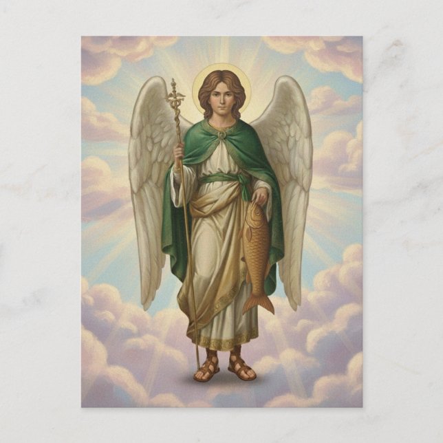 Carte Postale Archangel Raphael Angel (Devant)