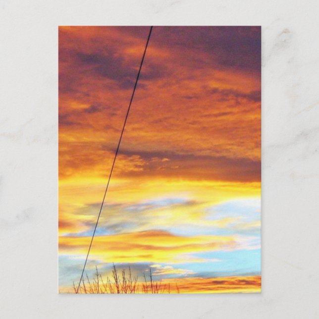 Carte Postale Arche Ciel Orange Au coucher Du Soleil (Devant)