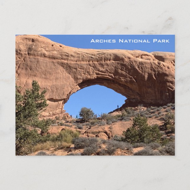 Carte Postale Arche de fenêtre - Parc national des Arches (Devant)