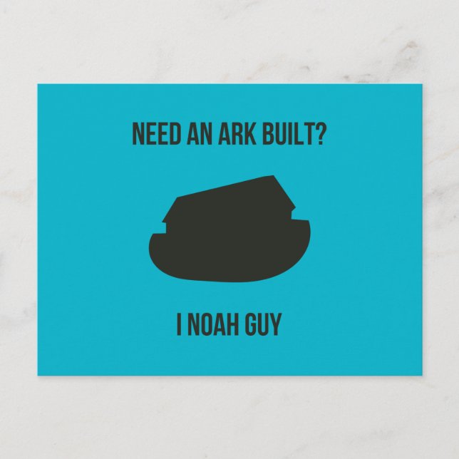 Carte Postale Arche de Noé Christian Pun (Devant)