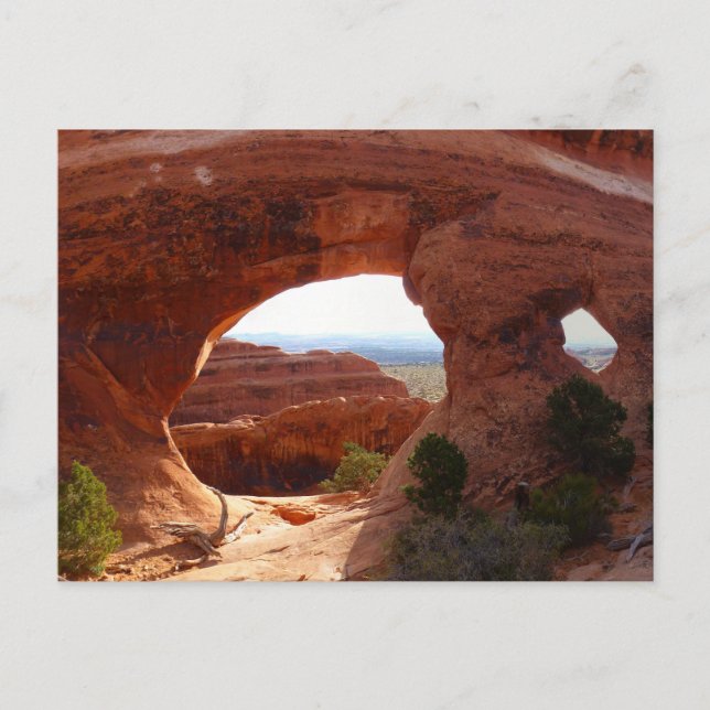 Carte Postale Arche de partition au Parc national des Arches (Devant)