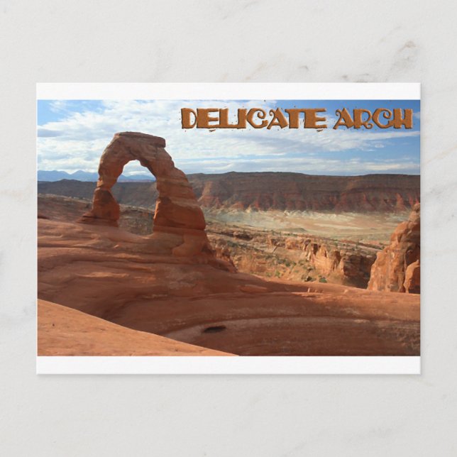 Carte Postale Arche délicate, vue horizontale (Devant)