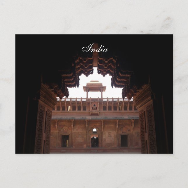 Carte Postale arche du fort agra (Devant)