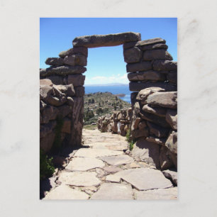 Carte Postale arche en pierre de taquile