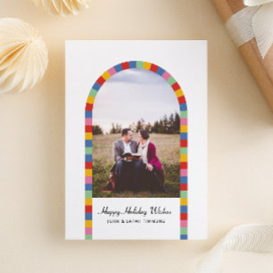 Carte Postale Arche frontalière colorée Photo Fêtes de Noël