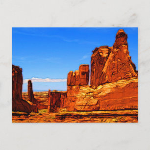 Carte Postale Arches National Park Rocks