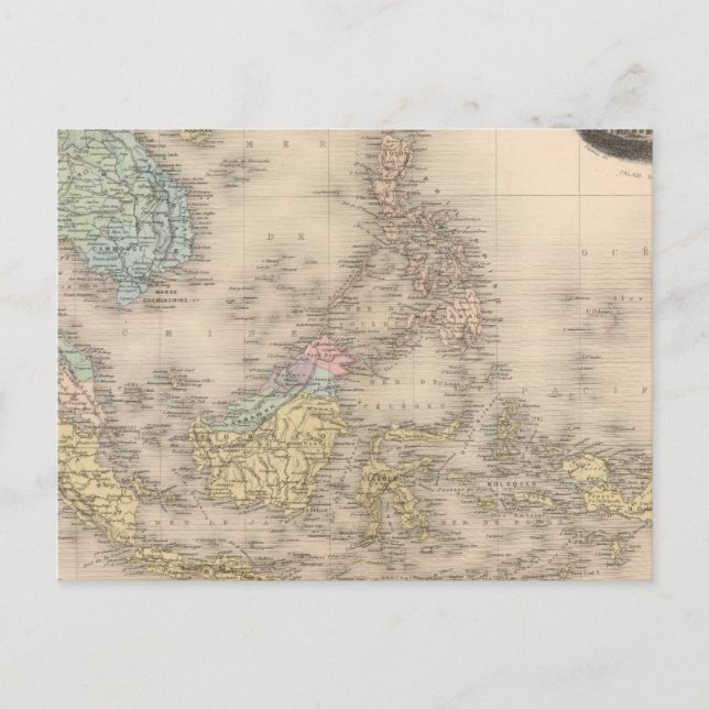 Carte Postale archipel d'Asie d'Indochine (Devant)