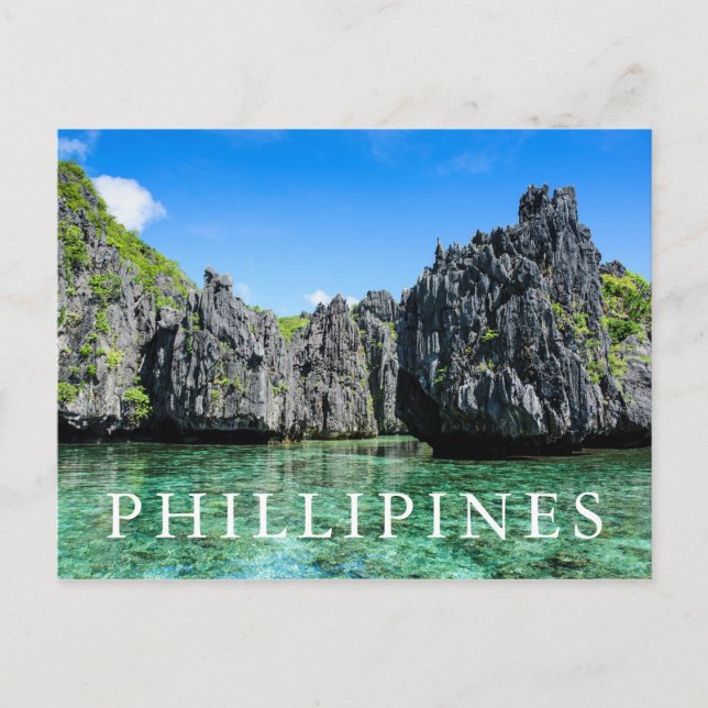 Carte Postale Archipel de Bacuit (Devant)