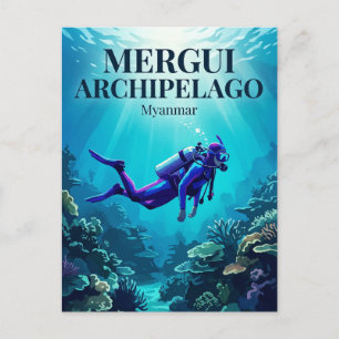 Carte Postale Archipel de Mergui Myanmar