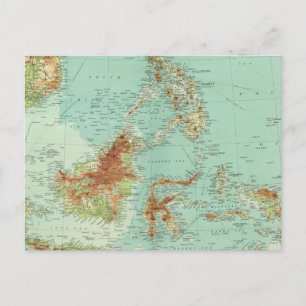 Carte Postale Archipel malais 2