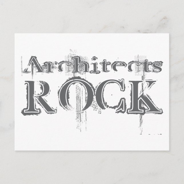 Carte Postale Architectes Rock (Devant)