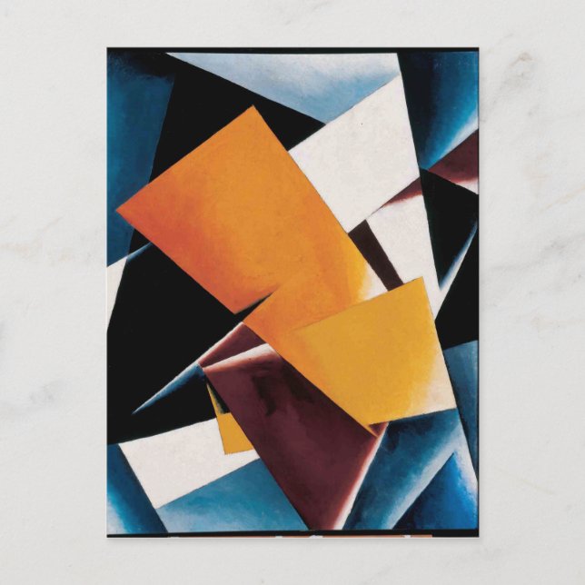 Carte Postale Architectonique de la peinture par Lyubov Popova (Devant)