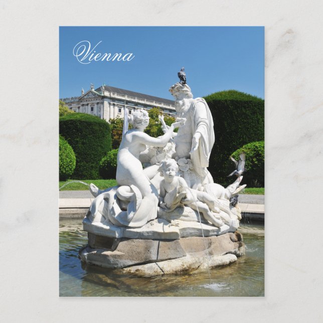 Carte Postale Architecture à Vienne, Autriche (Devant)