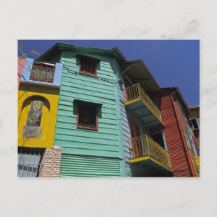 Carte Postale Architecture colorée du quartier de La Boca