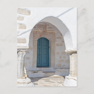 Carte Postale Architecture cycladique - Porte grecque