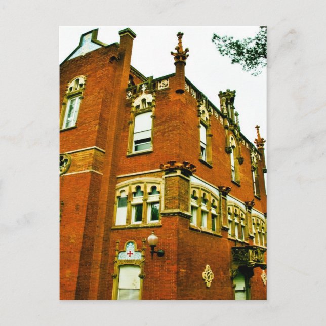 Carte postale architecture de Barcelone (Devant)