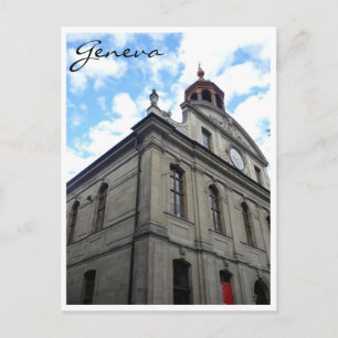 Carte Postale architecture de genève