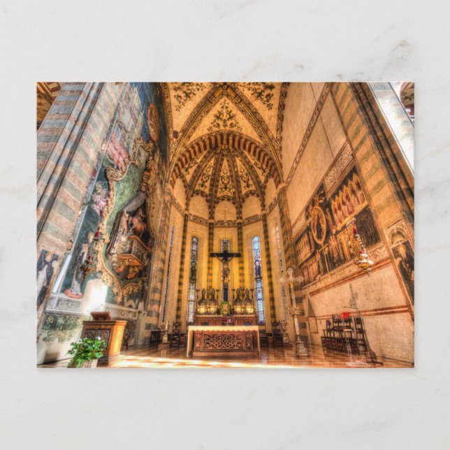 Carte Postale  Architecture de la Basilique de Vérone (Devant)