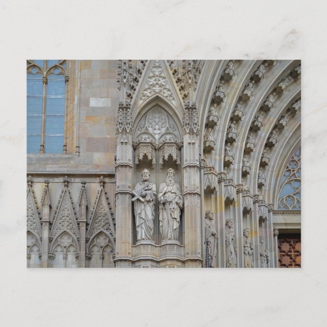 Carte postale Architecture de la cathédrale de Bar (Devant)