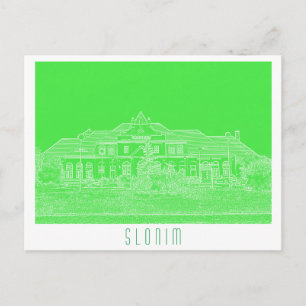 Carte Postale Architecture de la gare ferroviaire de Slonim en B
