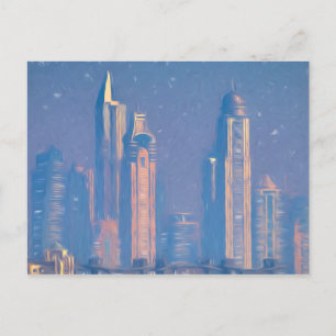 Carte Postale Architecture de l'art de Dubaï