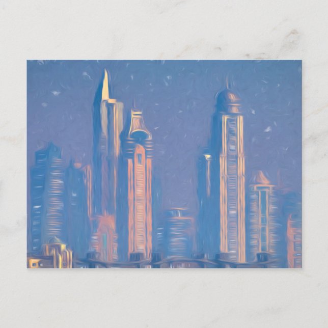 Carte Postale Architecture de l'art de Dubaï              (Devant)
