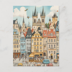 Carte Postale Architecture de Prague