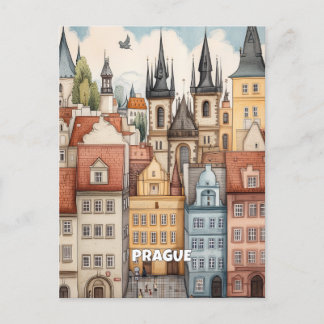 Carte Postale Architecture de Prague
