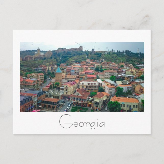 Carte Postale Architecture de rue Tbilissi Georgia (Devant)