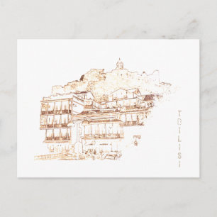 Carte Postale Architecture de rue Tbilissi Georgia