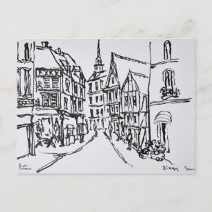 Carte Postale Architecture Dinan, Bretagne, France