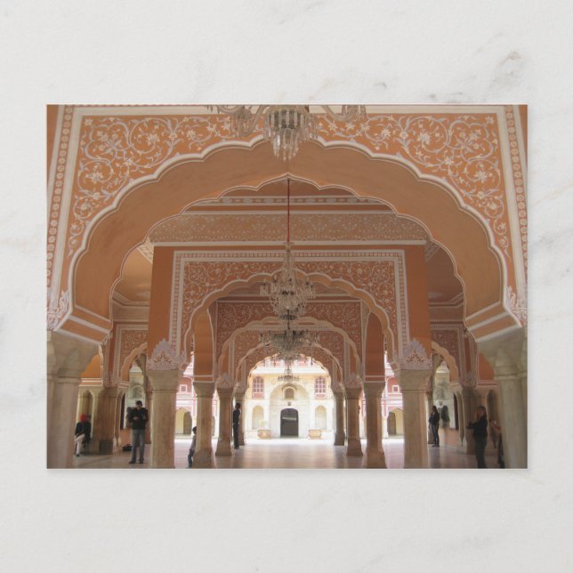 Carte postale Architecture du City Palace Jaipur (Devant)