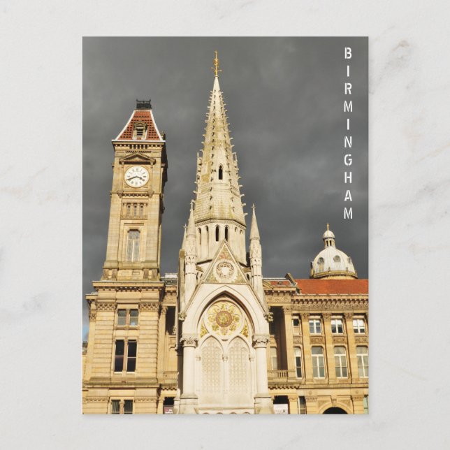 Carte Postale Architecture en Birmingham, Angleterre (Devant)
