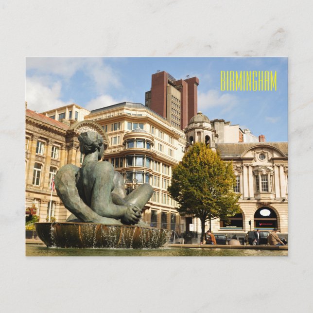 Carte Postale Architecture en Birmingham, Angleterre (Devant)