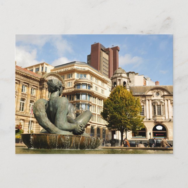 Carte Postale Architecture en Birmingham, Angleterre (Devant)