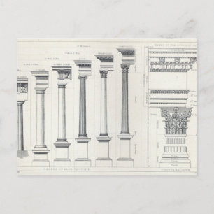 Carte Postale Architecture I : Ordre de l'architecture