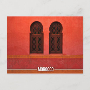Carte Postale Architecture marocaine, Marrakech City Maroc