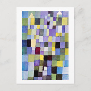 Carte Postale Architecture, Paul Klee