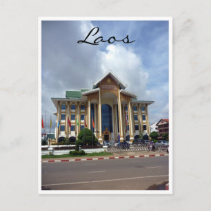 Carte Postale architecture vientiane
